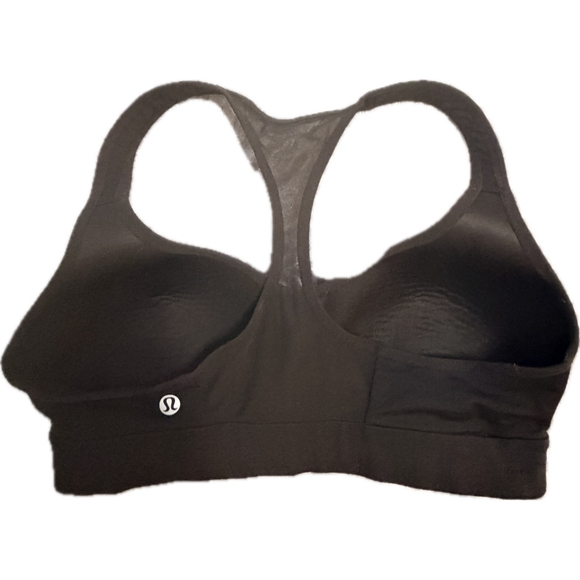 Lululemon Black Racerback Sports Bra Size 6 - Picture 4 of 16